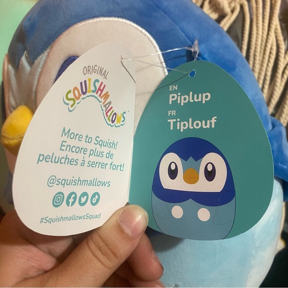 Pokemon Squishmallow Piplup 10” - Picture 8 of 10